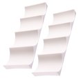 thumbnail image 4 of USHOBE 2Pcs Rack Countertop White Plastic Display Rack for Kitchen Use Household Users, 4 of 8