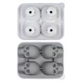 thumbnail image 1 of Bandeja para hielo Bandeja para hielo de silicona de 4 piezas Bandeja para hielo para barman Fabricación de cubitos de hielo, 1 of 3
