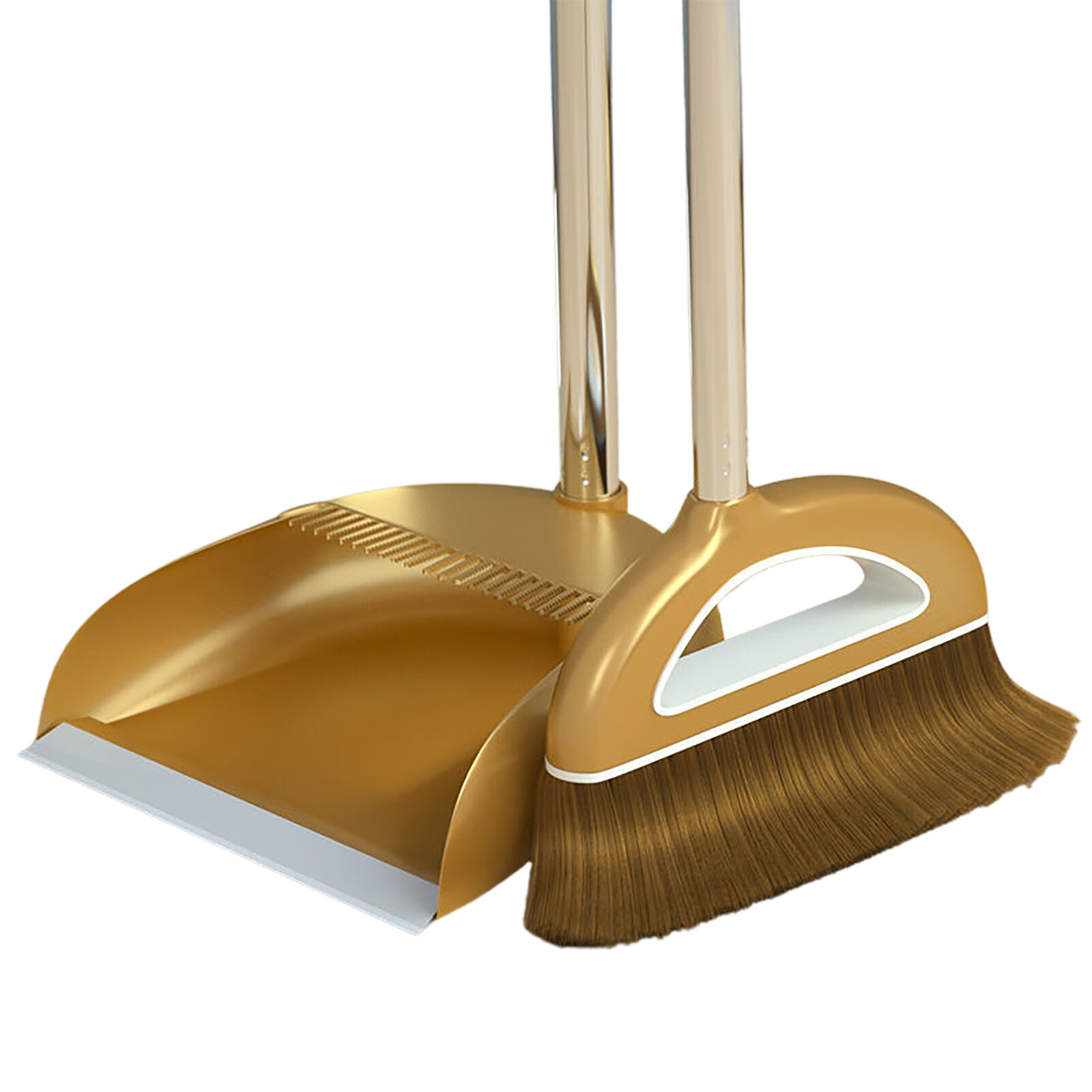Goxfaca Broom and Dustpan Set Dust Pan and Broom with Long Handle