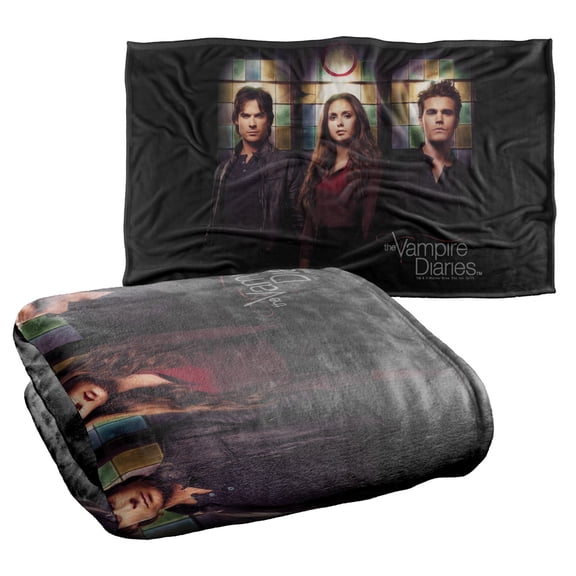 Vampire Diaries Stained Windows Silky Touch Super Soft Throw Blanket 36" x 58"