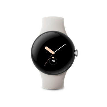 Google Pixel Watch 41mm Smartwatch with WiFi, GPS, BT and Heart Rate Monitor in Bulk Packaging (Polished Silver)