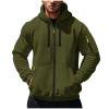 OHMZYZO Tactical Hoodies for Men Drawstring Zip Up Hooded Sweatshirt Fall WInter Casual Workout Athletic Outfits with Pockets