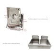 thumbnail image 4 of Commercial Hot Dog Steamer and Bun Bread Warmer Stove Bain Marie Bakery Buffet Steam Heater 0℉-203℉, 4 of 11