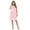 Bloom Pink, variant on Women's Short Sleeve Floral Nightgown Nightshirt Night Dress