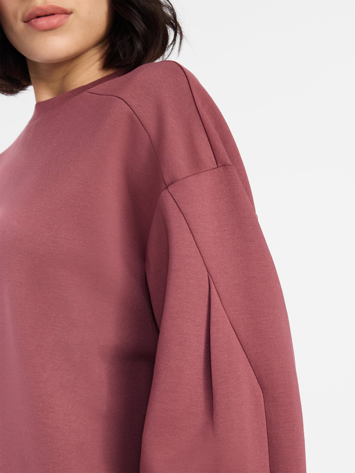 Avia Women's Luxe Fleece Crewneck Sweatshirt, Sizes XS-XXXL