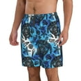 thumbnail image 2 of Goofa Turtle，Shell Algae Starfish Coral Printed Mens Swim Trunks Summer Quick Dry Short Beach Swimwear Bathing Suits-Medium, 2 of 9