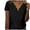 Black-07, variant on Mittory Women's Plus Size Tops Short Sleeve V Neck Scalloped T Shirts Dressy Casual Blouse Loose Fitted Tees