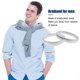 thumbnail image 2 of Jumpingount Brazalete de brazo, accesorio de ropa elegante, resorte elástico, superior, decoración de manga, puños, joyería, banda de brazos para Ropa, zapatos y accesorios Miscelánea Plata Jumpingount AP009110-04B, 2 of 6