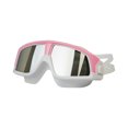 thumbnail image 2 of CxhicLuv Wide-View Swim Goggles, 6.3×2.4 Inch, Anti-Fog, Leakproof, UV-Protected, Perfect for Swimming Pools, Open Water, ABS+PC & Adjustable Strap, Suitable for Adults, Youth, White, 2 of 6