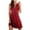 Red, variant on Summer Fashion Mini Beach Dresses for Womens 2025 Sexy Sleeveless Printed Print Dresses