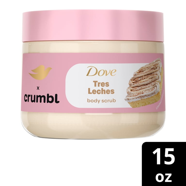 Dove x Crumbl Tres Leches Body Scrub, 15 oz photo 2