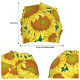 thumbnail image 4 of Logiee Floral Sunflowers Print Unisex Knit Beanie for Men Women Winter Hat,Beanies Skull Caps, 4 of 7