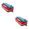 thumbnail image 3 of Guardoinrt Oxford Made Pencil Case - Durable And Waterproof Pen Bag With Multiple Layers Capacity Kawaii Red+Blue 2Set, 3 of 6