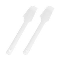 2 Pcs Peanut Butter Scraper Silicone Spatula Baking Mixing Tool White Silica Gel
