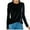 Black, variant on Velvet Top Long Sleeve Women Shirts Solid Color Ladies Blouses Plus Size Velvet Sweatshirts for Women Casual T Shirts Tops Soft Tunic Round Neck Pullover Loose Fit Velvet Tech Stretch under