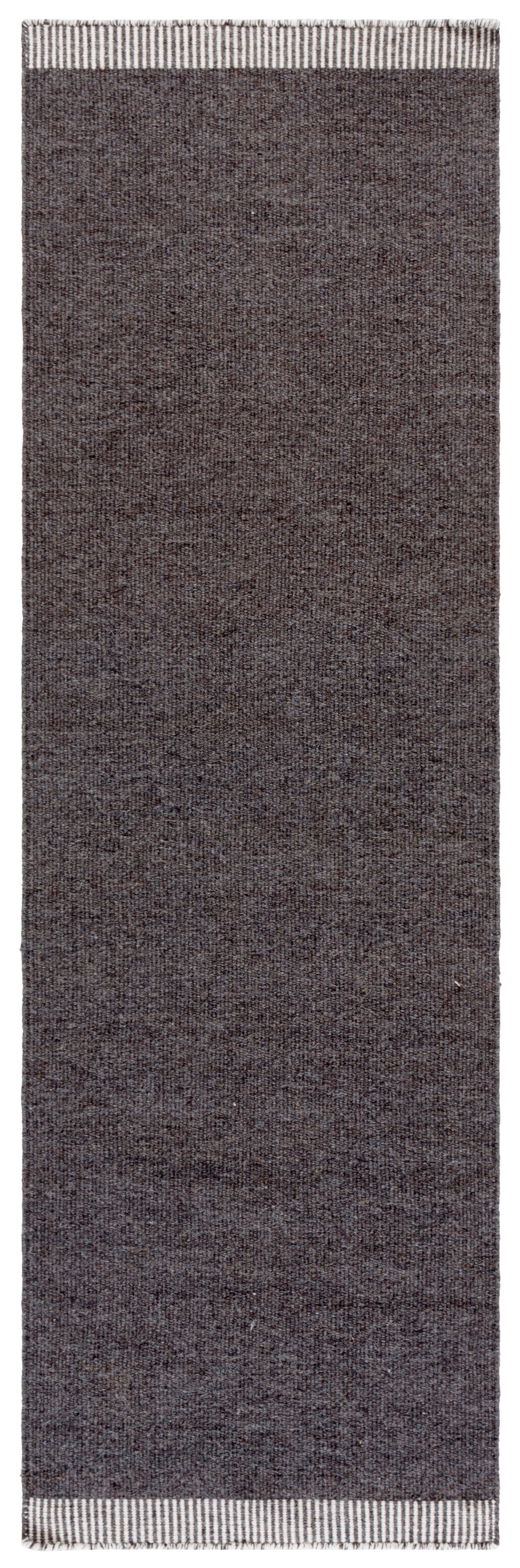 Safavieh Vermont Devon Solid Color Runner Rug, Dark Gray/Ivory, 2'3" x 8'