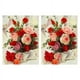 thumbnail image 1 of 2X 5D DIY Diamante Pintura Flores Plaza Diamante Decoración de Jardín de Rosas Bordado, 1 of 5