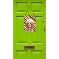 thumbnail image 2 of Red Miniature Poodle Candy Cane Christmas Wall or Door Hanging Prints, 2 of 2