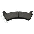 thumbnail image 3 of TRQ Rear Brake Pad & Rotor Kit Brake Pads Brake Rotor Parking Brake Shoe Set Ceramic Fits Select 1995-1998 Jeep Grand Cherokee, 3 of 6