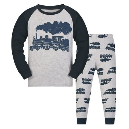 Gubotare Boy Pjs Boys Comfort Pajama Set - Breathable Sleep & Play Outfit Size 7-8 Years (Light Gray 7-8 Years)
