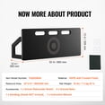 thumbnail image 5 of KFFKFF Football Return Board, Compact 32"X12" Football Barrier with Dual Angle Bounce, Collapsible HDPE Return Panel, Football Coaching Gear for Children and Adults, Drills for Passes & Shots, 5 of 9