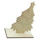 thumbnail image 4 of Árbol De Navidad Elk Adornos Inicio Decoración De Escritorio Artesanía 2 Macarena Decoraciones de madera de árbol de Navidad en 3D, 4 of 8
