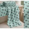 thumbnail image 6 of Soimoi Green Cotton Voile Fabric Tree & Forklift Truck Transport Print Fabric by Yard 56 Inch Wide, 6 of 7