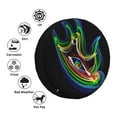 thumbnail image 4 of Tool Band Eye Logo Spare Tire Cover Waterproof Dust-Proof Universal Wheel Tire Cover Protector Accessories 14" 15" 16" 17", 4 of 7