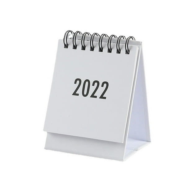Teissuly 2022 Creative Bureau Bureau Calendrier Étudiant Portable Bloc-Notes  Calendrier Décoration 