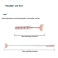 thumbnail image 4 of Portable Extendable Back Scratcher,Back Scratcher for Men Women Self-Therapeutic Telescoping Head Easy to Reach Itch Point The Body Scratcher (green+purple), 4 of 5