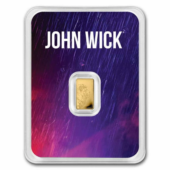 John Wick 1/2 gram Gold Bar in TEP