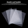 thumbnail image 6 of 100 Pack 5.9"x7.9" Bubble Wrap for Moving, Clear Double Sided Pouches for Safe Packaging, Shipping, 6 of 11