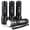 Black, variant on Lepro 2-Packs LED Flash Light High Lumens,1200012 Mini Multifunction Tactical Torch , Zoomable, Waterproof, for Camping, Outdoor and Emergency Use