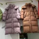 thumbnail image 4 of Chaqueta de plumón de ganso blanca de invierno al 90 %, chaqueta acolchada para mujer, abrigos gruesos y muy cálidos hasta la rodilla para mujer, 4 of 4