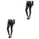 thumbnail image 1 of Leggings de cuero Sonducket para mujer espesar cálido estiramiento Push Up adelgazantes Negro XXXL, 1 of 6