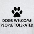 thumbnail image 3 of CafePress - Dogs Welcome People Tolerated Light T Shirt - Men's Classic Graphic T-Shirt, 3 of 4