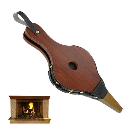 

Dido Portable Manual Fireplace Blower Hand Fan Outdoor Barbecue Appliance Leather Bellows Duster For Stoves Living Rooms