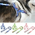 thumbnail image 1 of Flmtop Gilet Ceinture Poitrine Anti-Déflagrante Réglable Polyester Chien de Marche Laisses de Sécurité pour Chiot Vert, 1 of 9