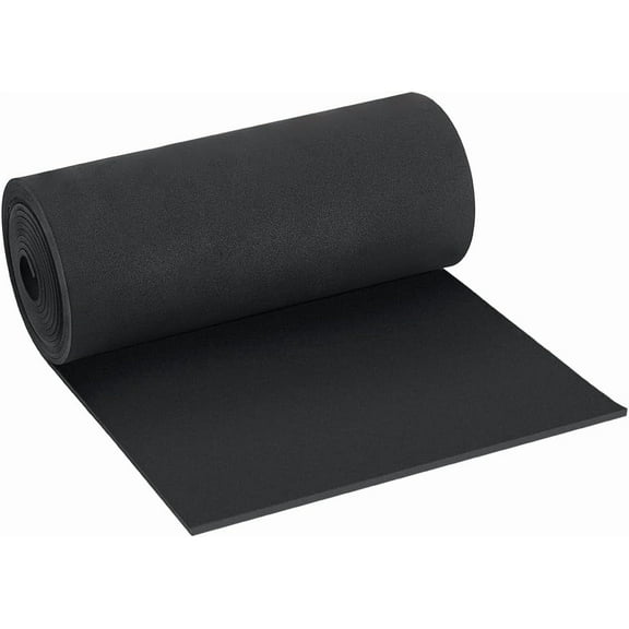 118x11.8 Inch EVA Foam Roll 4mm Thick Black Premium Cosplay Foam