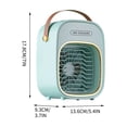 thumbnail image 3 of Usb Rechargeable Mini Fan, Portable Desk Cooler With Adjustable Speed Settings, for Home Office Use, A, 3 of 8