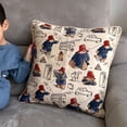 thumbnail image 2 of Paddington Bear Decorative Design Fashion Home Pillow Cover 18 x 18 Inch, 2 of 5
