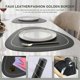 thumbnail image 4 of Faux Leather Heat Resistant Placemats - Washable Wipeable PU Place Mats with Coasters, Waterproof Oil-Proof Place Mats for Indoor & Outdoor Table Mats, 4 of 4