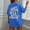 Blue, variant on Wedfrse Tshirts Shirts for Women Summer Tops Good Things Are Coming Letter Printed Shirt Fashion Top Lightweight Casual Clothing Clothes Graphic Tees Tops for Women Trendy Shirts for Women Pink L