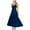 Dark Blue, variant on APEXFWDT Women Sleeveless Denim Dresses Vintage Cocktail Party Swing Jean Dress Casual High Waist Summer Flare Dress