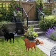 thumbnail image 4 of Perro De Metal Estaca De Jardín Labrador Silueta Escultura Animal Para Decoración Al Aire Libre Monstrate HA042538-02, 4 of 6