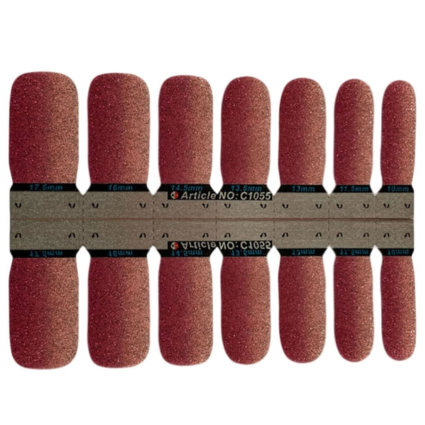 Vogacara Etiqueta engomada del clavo estilo autoadhesivo Paster fuerte viscosidad puntas de manicura C1055 Type2 NO2