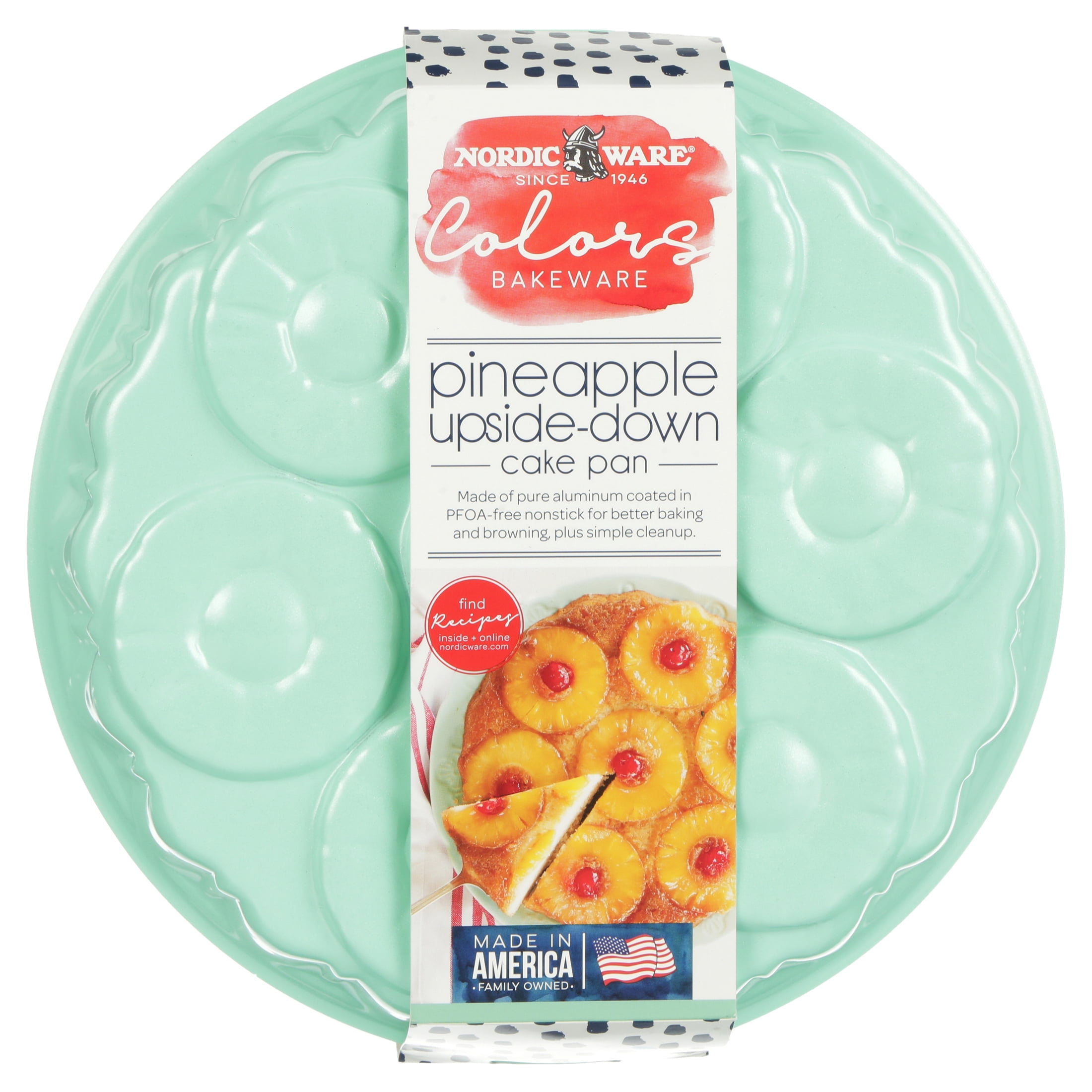  Nordic Ware Cake Pan Pineapple Upsidedown, 8-cup, Sea