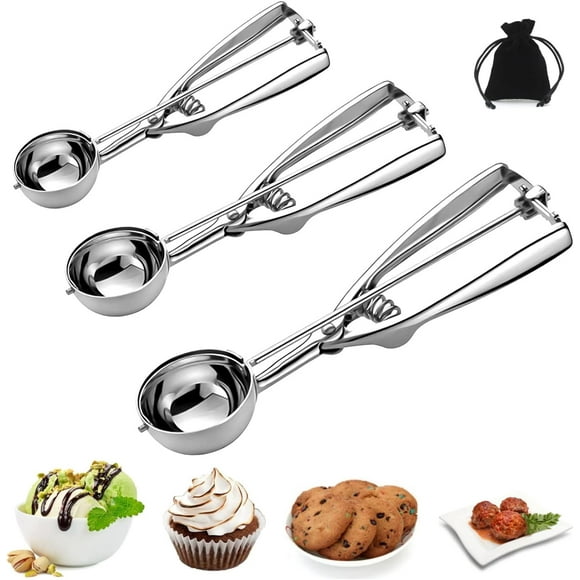HWZWT 3-piece cookie scoop set 3-piece cookie scoop set