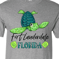 thumbnail image 4 of Inktastic Fort Lauderdale, Florida Happy Sea Turtle T-Shirt, 4 of 5