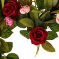 thumbnail image 7 of 1 Pcs Heart Shaped Rose Wreath, Vintage Art Simulation Rose Flowers Wreath Heart-Shaped Garland Handmade Floral Artificial Simulation Peony Flowers Garland Wreath for Home Wedding Decoration, 7 of 7